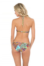 TORNASOL - Seamless Plunge Underw Push Up T & Criss Cross Sides Full Bottom • Multicolor