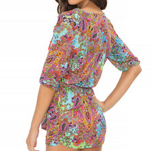 TORNASOL - Cross Front 3/4 Sleeve Dress