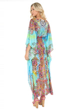 TORNASOL - "eyes On Me" Long Caftan • Multicolor