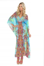 TORNASOL - "eyes On Me" Long Caftan • Multicolor