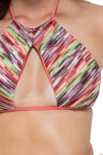 CHA CHA CHA - Isabel High Neck Top & Cayo Coco Brazilian Bottom • Multicolor