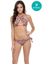 CHA CHA CHA - Isabel High Neck Top & Cayo Coco Brazilian Bottom • Multicolor
