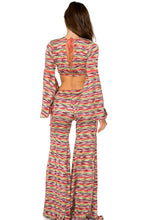 CHA CHA CHA - Cuba Libre Crop Top & Cha Cha Lace Flare Pants • Multicolor