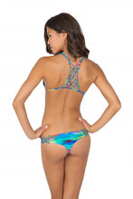 CIELITO LINDO - Knotted Net Back Triangle & Tiny Bottom • Multicolor
