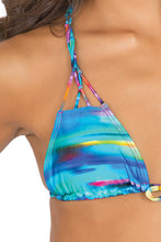 CIELITO LINDO - Knotted Net Back Triangle & Tiny Bottom • Multicolor