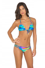 CIELITO LINDO - Knotted Net Back Triangle & Tiny Bottom • Multicolor