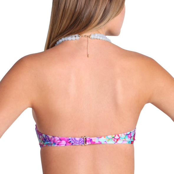 SOL BRILLANTE - Underwire Push Up Bandeau Top