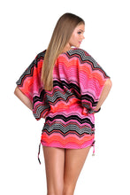 PINK CHAMPAGNE - Cabana V Neck Dress • Multicolor