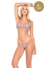 FUEGO DIVINO - Triangle Halter Top & Braided Side Full Bottom • Multicolor