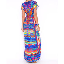 TRIBAL BEACH - Cap Sleeve Long Caftan