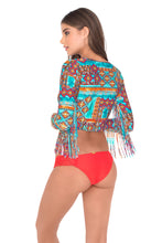 WILD & FREE - Long Sleeve Crop Top & Hot Buns Bottom • Luli Red