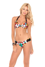 SALTY SKIN - Mesh Underwire Halter Top & Full Bottom • Multicolor