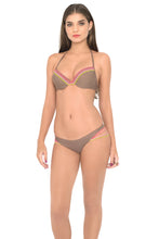 UNSTOPPABLE - Seamless Plunge Underwire Push Up Top & Buns Out Bottom • Sandy Toes