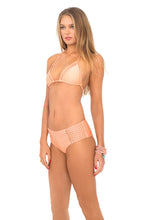 LET'S BE MERMAIDS - Triangle Top & Crochet Loops High Waist Bottom • Sea Shell