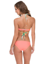 SOL MULTICOLOR - Cross Over Halter Top & Full Bottom • Multicolor