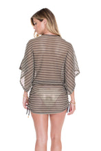 DESERT BABE - Cabana V Neck Dress • Black