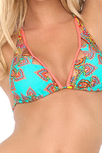 SUEÑOS ESTRELLADOS - Cut Out Halter Top & Reversible Zig Zag Open Side Moderate Bottom • Multicolor