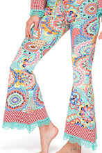 MARIPOSITA CARIBEÑA - Bell Sleeve Crop Top & Boho Pant • Multicolor