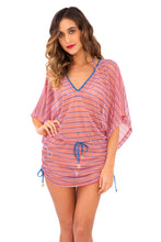 AMERICAN DREAM - Cabana V Neck Dress • Multicolor