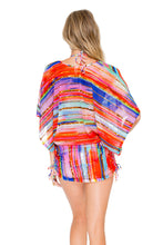 BELLAMAR - Cabana V Neck Dress • Multicolor