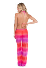 SUNSET ANGEL - Crochet Illusion Halter Top & Beach Pant • Multicolor