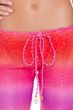 SUNSET ANGEL - Crochet Illusion Halter Top & Beach Pant • Multicolor