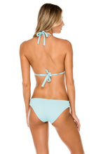 ORILLAS DEL MAR - Triangle Halter Top & Full Bottom • Acuario