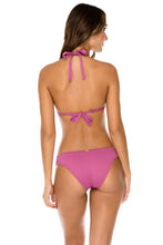 ORILLAS DEL MAR - Triangle Halter Top & Full Bottom • Frambuesa