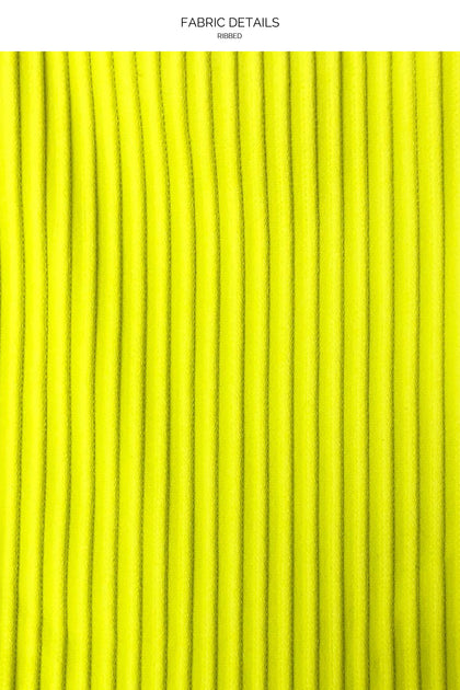 ORILLAS DEL MAR - Triangle Halter Top & Full Bottom • Glowstick