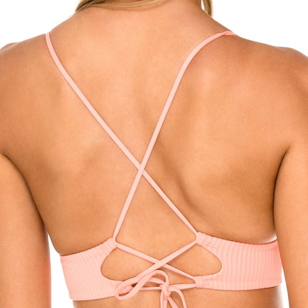 ORILLAS DEL MAR - Cross Back Bustier Top