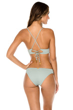 ORILLAS DEL MAR - Cross Back Bustier Top & Full Bottom • Jardines