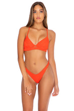 ORILLAS DEL MAR - Underwire Top & High Leg  Bottom • Fuego