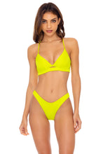 ORILLAS DEL MAR - Underwire Top & High Leg  Bottom • Glowstick