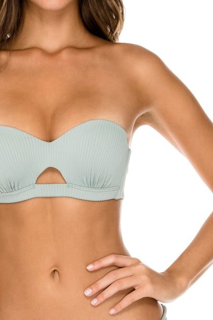 ORILLAS DEL MAR - Underwire Bandeau Top & Full Bottom • Jardines