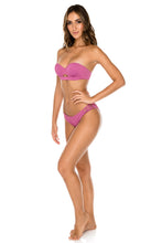 ORILLAS DEL MAR - Underwire Bandeau Top & Full Bottom • Frambuesa