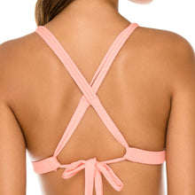 ORILLAS DEL MAR - Molded Push Up Bandeau Halter Top