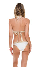 WARRIOR SPIRIT - Band Triangle Top & Band Full Bottom • White/ Gold