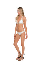 WARRIOR SPIRIT - Band Triangle Top & Band Full Bottom • White/ Gold