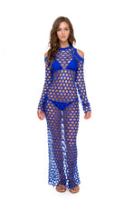 SAILOR'S KISS - What A Catch Maxi Dress • Electric Blue