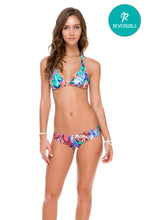 GORGEOUS CHAOS - Halter Top & Tab Sides Full Bottom • Multicolor