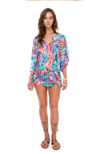 GORGEOUS CHAOS - Cabana V Neck Dress • Multicolor