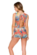ENCANTADORA - Scalloped Romper • Multicolor