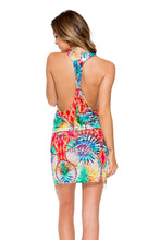 ENCANTADORA - T Back Mini Dress • Multicolor