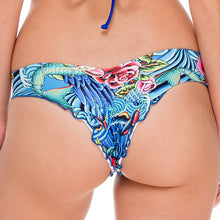 INKED BABE - Wavy Ruched Back Brazilian Bottom