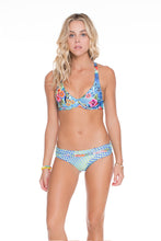 INKED BABE - Ink Mesh Back Underwire Top & Fishtail Ink Mesh Full Bottom • Multicolor