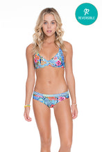 INKED BABE - Ink Mesh Back Underwire Top & Fishtail Ink Mesh Full Bottom • Multicolor