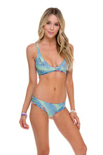 INKED BABE - Ink Mesh Reversible Sporty Top & Buns Out Ink Mesh Reversible Bottom • Multicolor