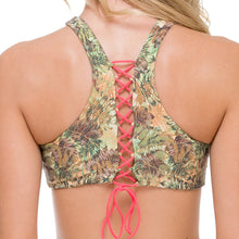 WORLD ON FIRE - Tri Color High Neck Top