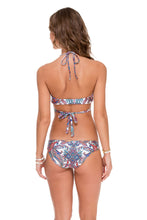 REBELDIA - Cross Over Halter Top & Tab Sides Full Bottom • Multicolor