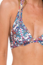 REBELDIA - Underwire Plunge Top & Scrunch Ruched Back Brazilian Bottom • Multicolor